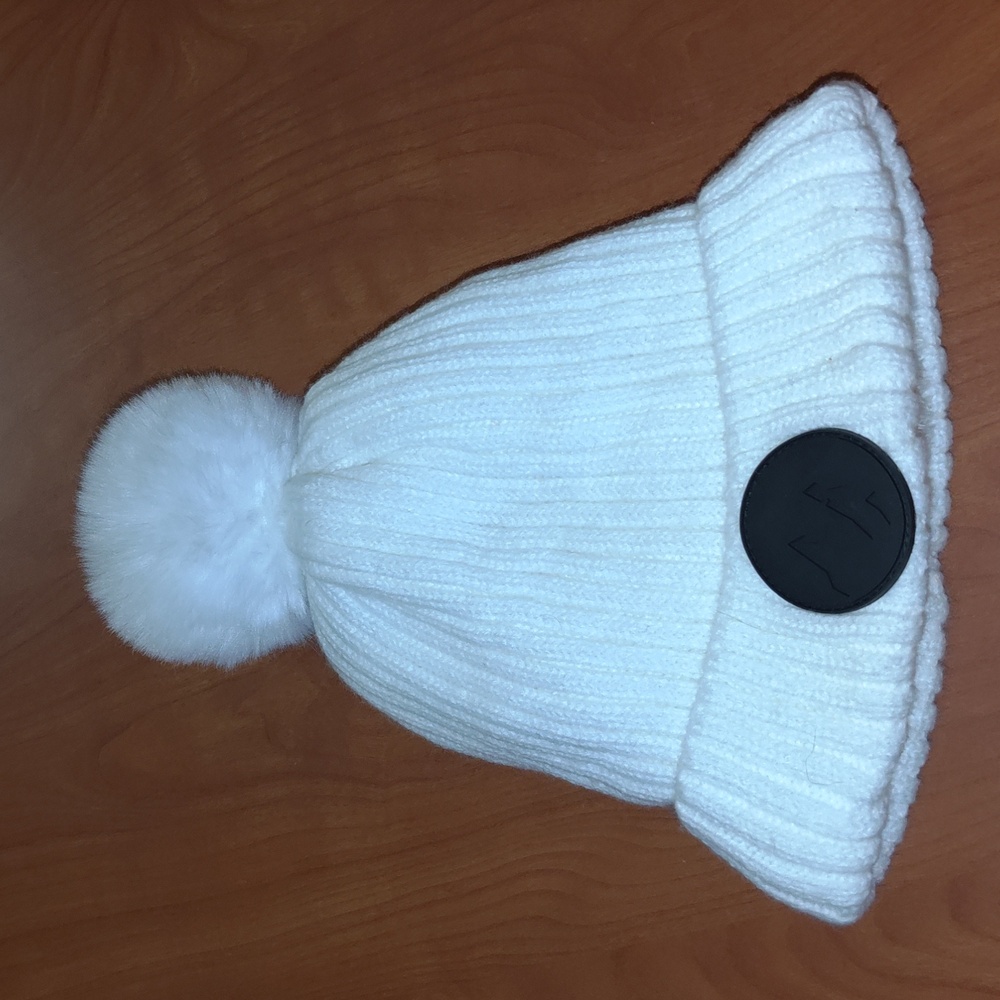 Five Below Rib Knit Thermal Beanie Hat With Lining